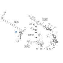 Silentbloc barre stabilisatrice avant Isuzu DMax II 2012-2020 – Q