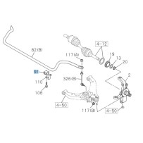 Silentbloc barre stabilisatrice avant Isuzu DMax II 2012-2020 – Q