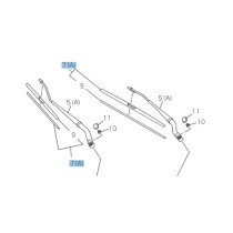 Balai d’essuie-glace gauche Isuzu DMax III 2020-2025 origine