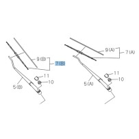 Balai d'essuie-glace droit Isuzu DMax II 2012-2020 origine