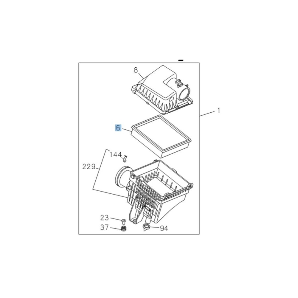 Filtre à air Isuzu D-Max II 2012-2016 – Qualité origine, prix top
