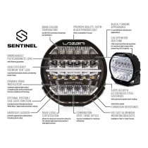 Kit calandre LED Lazer Sentinel 7" Elite Toyota Land Cruiser 2025+