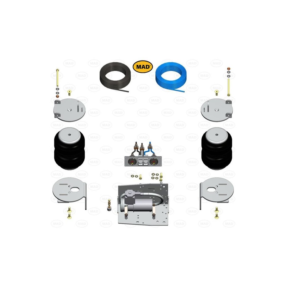 Renfort suspension Toyota Hilux Revo – Kit boudins MAD Air Master