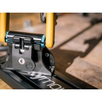 Support vélo Rocky Mounts Drop Top – Transport sécurisé sur rails