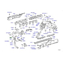 Joint arrivée huile turbo Toyota HDJ80 HDJ100 KZJ9 BJ71 - Origine