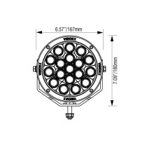 Kit 2 Phares LED Vision X CG2 6.7″ : Éclairage Off-Road Puissant