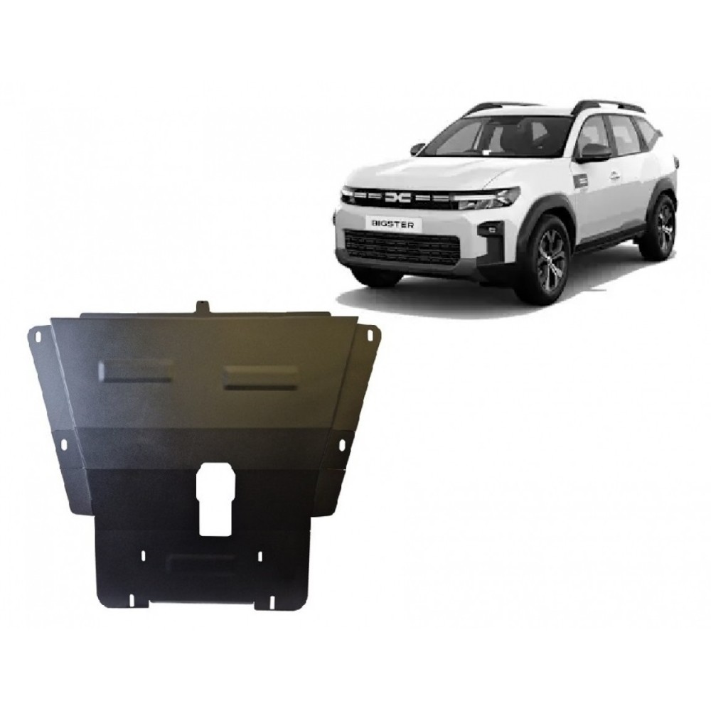 Blindage Moteur Dacia Bigster 4x2 4x4 2025-2026 Acier 2 mm