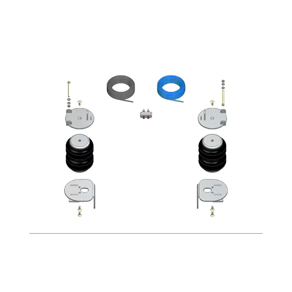 Kit boudins pneumatiques renfort lames MAD Air Master Basic pour Toyota Hilux Vigo 2005 à 2015