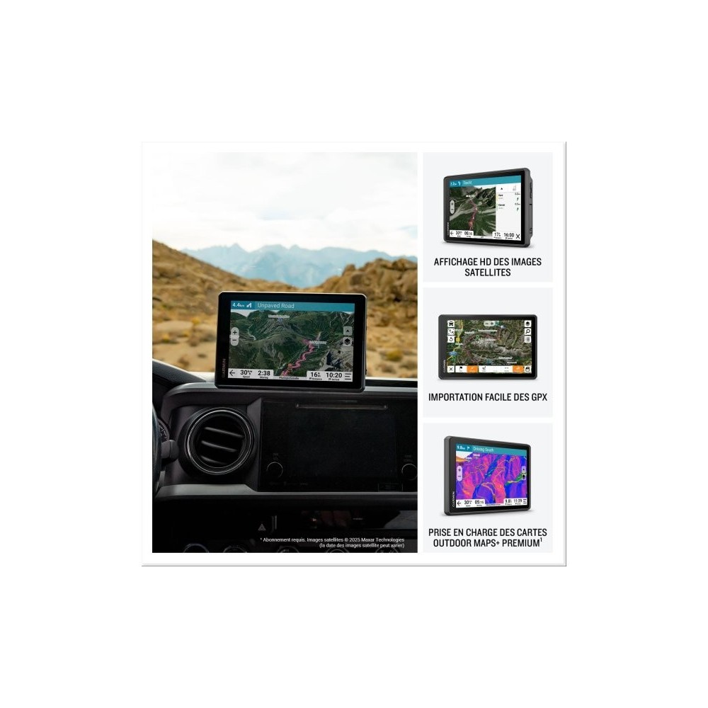 GPS Garmin Tread 2 Overland 8" : Navigation 4x4 & Aventure Offroad