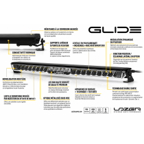 Kit Feux Toit Lazer Glide Ford Ranger Amarok 2023+ 23 000 lm