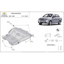 Protection sous moteur et de la boîte de vitesse Chevrolet Aveo