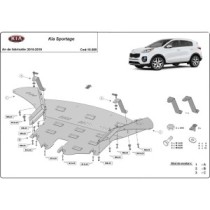 Protection sous moteur et de la boîte de vitesse Kia Sportage