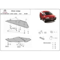 Protection sous moteur et de la boîte de vitesse Citroen Jumpy