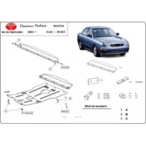 Protection sous moteur et de la boîte de vitesse Daewoo Nubira