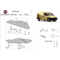 Protection sous moteur et de la boîte de vitesse Fiat Scudo
