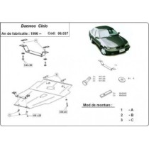 Protection sous moteur et de la boîte de vitesse Daewoo Cielo
