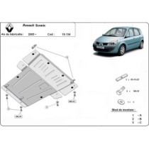 Protection sous moteur et de la boîte de vitesse Renault Scenic