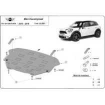 Protection sous moteur et de la boîte de vitesse Mini Countryman R60