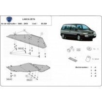 Protection sous moteur et de la boîte de vitesse Lancia Zeta