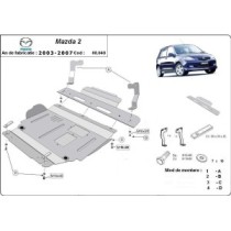 Protection sous moteur et de la boîte de vitesse Mazda 2