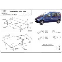 Protection sous moteur et de la boîte de vitesse Mercedes Vaneo W414