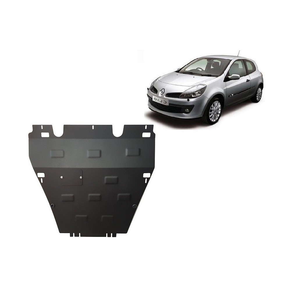 Protection sous moteur et de la boîte de vitesse Renault Clio 3