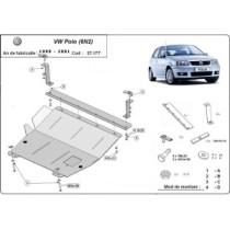 Protection sous moteur et de la boîte de vitesse VW Polo 6n2