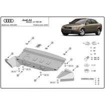 Protection sous moteur et de la radiateur Audi A4 B5