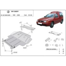 Protection sous moteur et de la boîte de vitesse Volkswagen Caddy