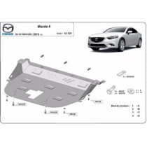 Protection sous moteur et de la boîte de vitesse Mazda 6