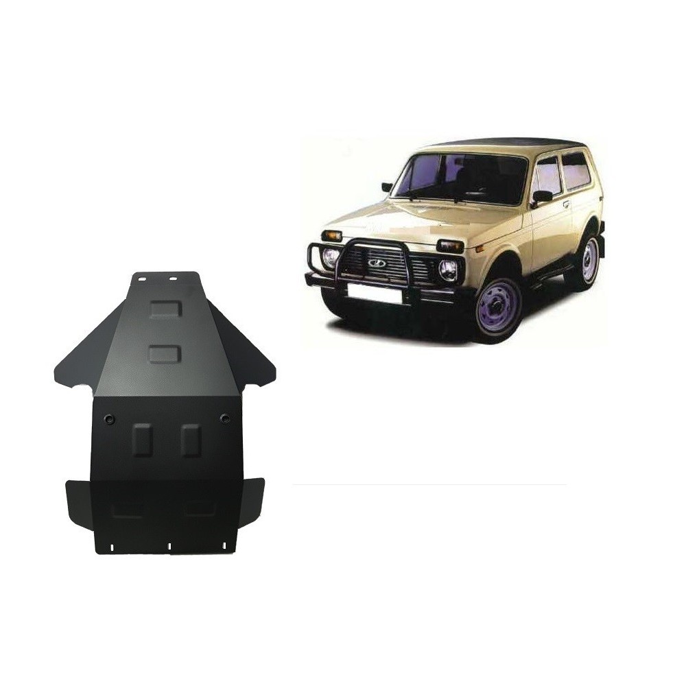 Protection sous moteur et de la boîte de vitesse Lada Niva