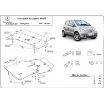 Protection sous moteur et de la boîte de vitesse Mercedes A-Classe W168