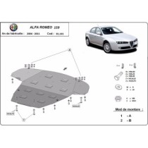 Protection sous moteur et de la boîte de vitesse Alfa Romeo 159