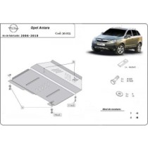 Protection sous moteur et de la boîte de vitesse Opel Antara