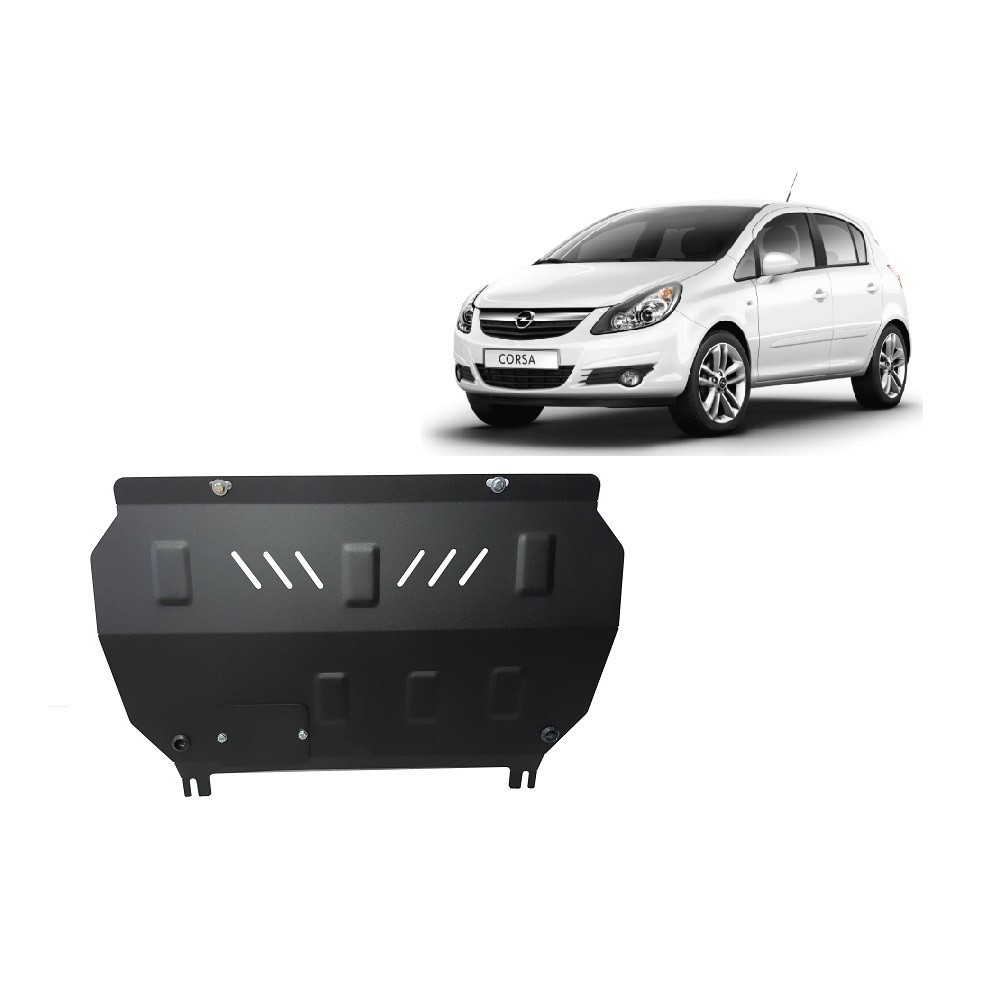 Protection sous moteur et de la boîte de vitesse Opel Corsa D