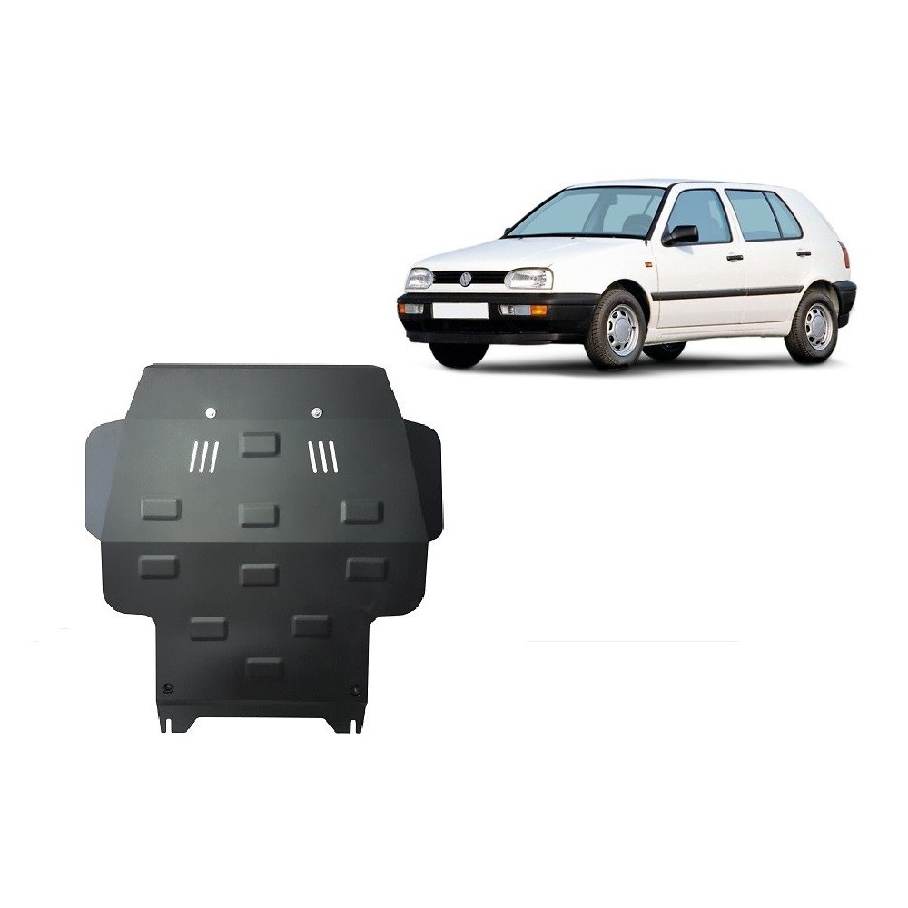 Protection sous moteur et de la boîte de vitesse VW Golf 3