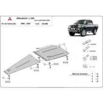 Protection de la boîte de vitesse et de la différentiel Mitsubishi L 200