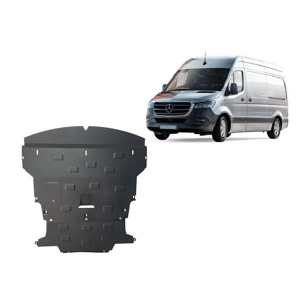 Protection sous moteur et de la radiateur Mercedes Sprinter-Traction