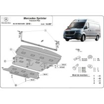 Protection sous moteur et de la radiateur Mercedes Sprinter-Traction