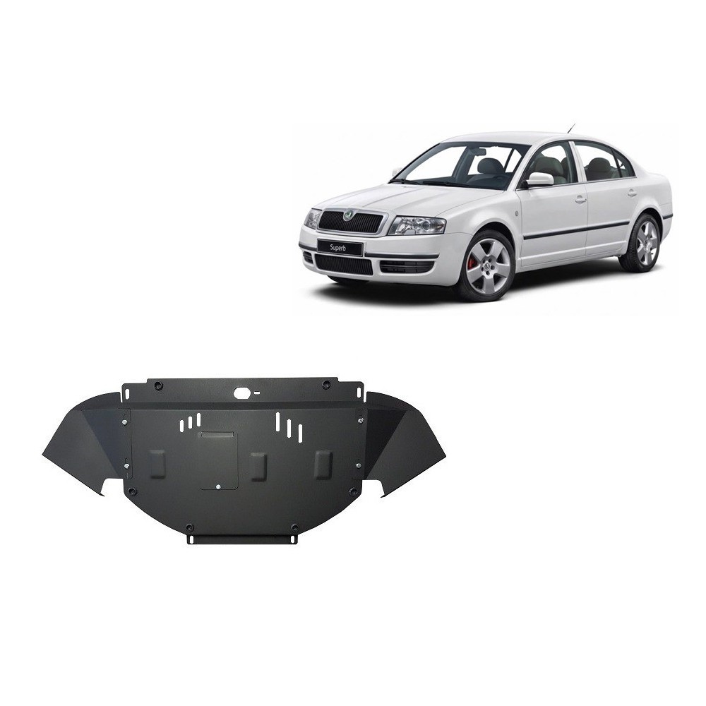 Protection sous moteur et de la radiateur Skoda Superb- 1,8 1,9 2,0 TDI