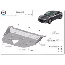 Protection sous moteur et de la boîte de vitesse Mazda Axela