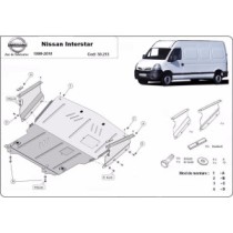 Protection sous moteur et de la boîte de vitesse Nissan Interstar