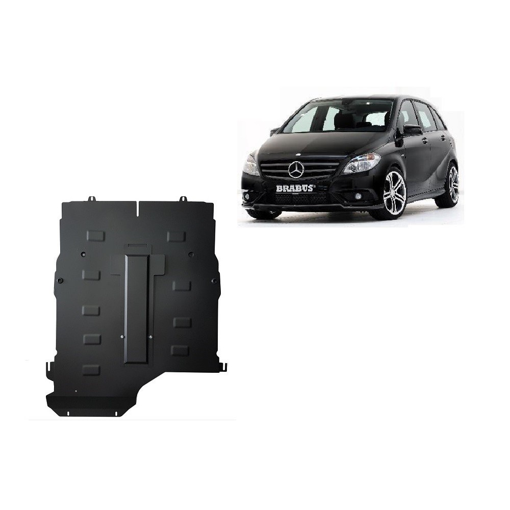 Protection sous moteur et de la boîte de vitesse Mercedes B-Class W245