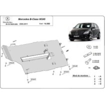 Protection sous moteur et de la boîte de vitesse Mercedes B-Class W245