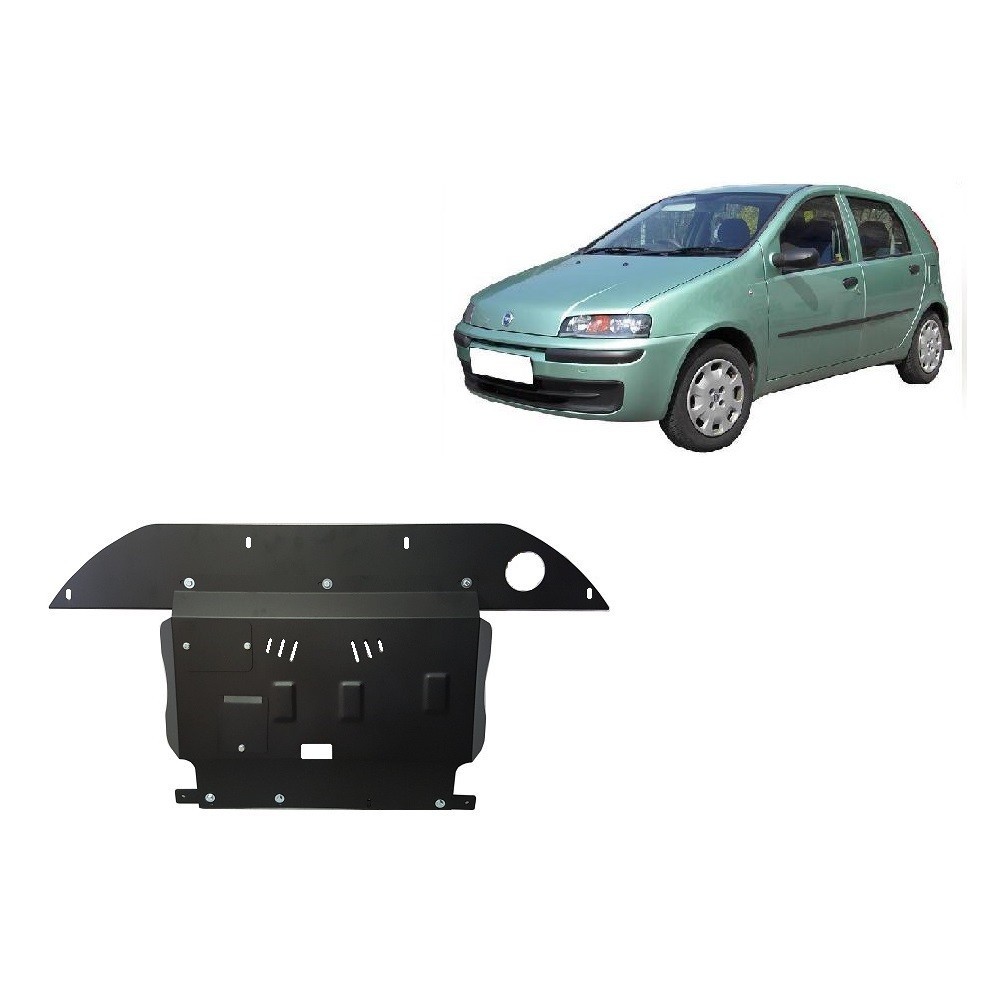 Protection sous moteur et de la boîte de vitesse Fiat Punto