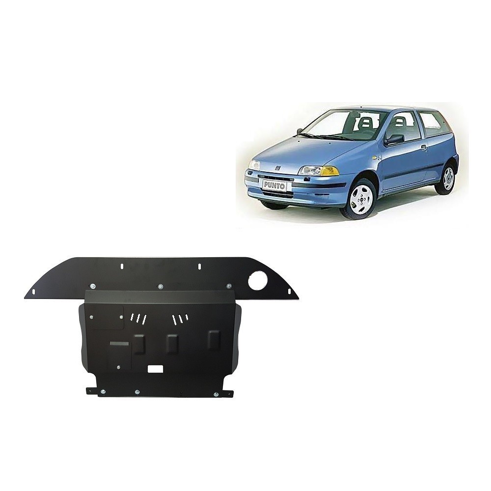 Protection sous moteur et de la boîte de vitesse Fiat Punto