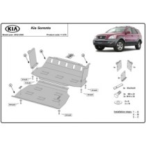 Protection sous moteur et de la radiateur Kia Sorento