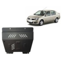 Protection sous moteur et de la boîte de vitesse Renault Clio 2