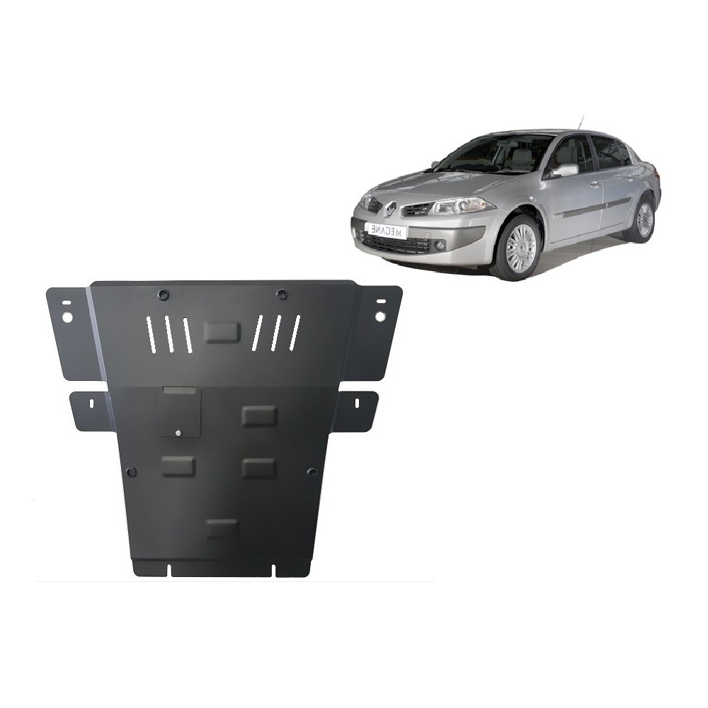 Protection sous moteur et de la boîte de vitesse Renault Megane 2