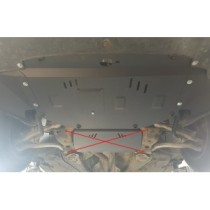 Protection sous moteur et de la radiateur Audi A4 B5